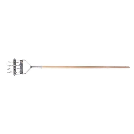 Stalco gyep- és talajlazító fa nyéllel, 150cm