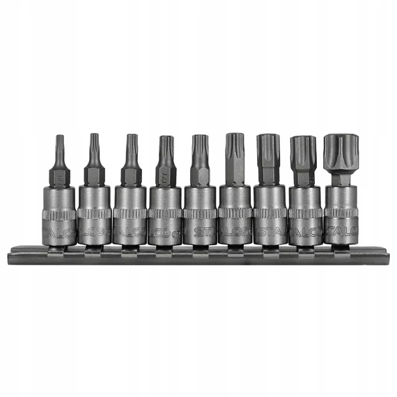 Stalco bitkészlet, PH-PZ-HEX, 1/4&quot;, 11 részes