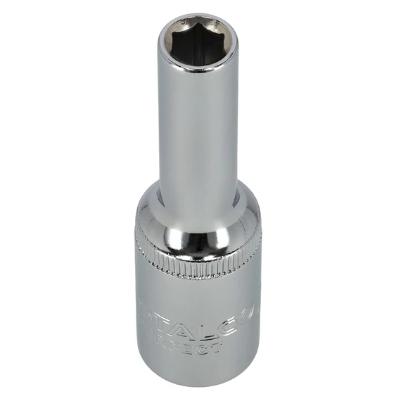 Stalco dugókulcs, hatszögletű, CrV, 3/8&quot;, 14mm