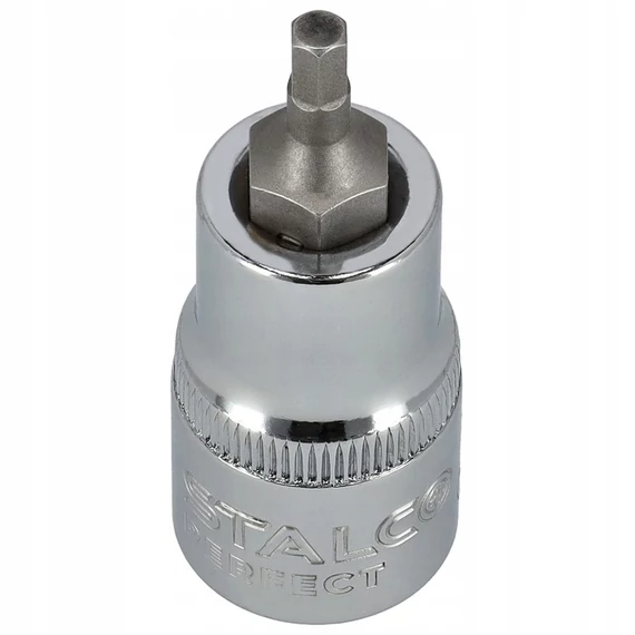 Stalco Perfect bit-dugókulcs, Hex, 1/2&quot;, H4x55mm