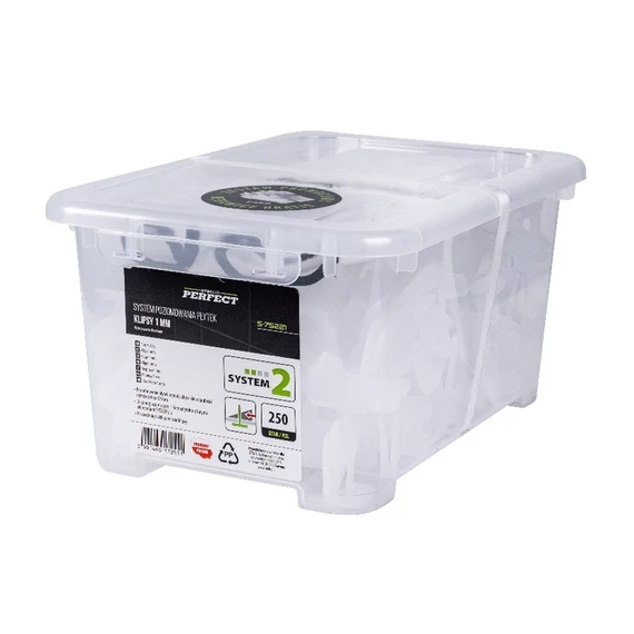 Stalco System2 klipsz lapszintező rendszerhez, 1mm, 250db