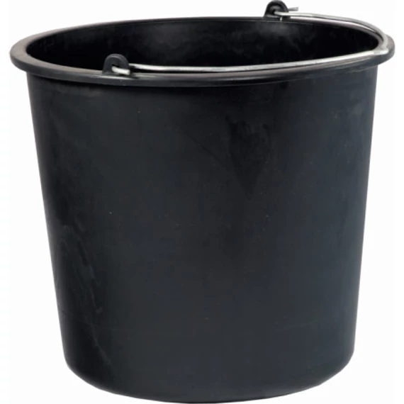 Stalco habarcs vödör, műanyag, fekete, 16L