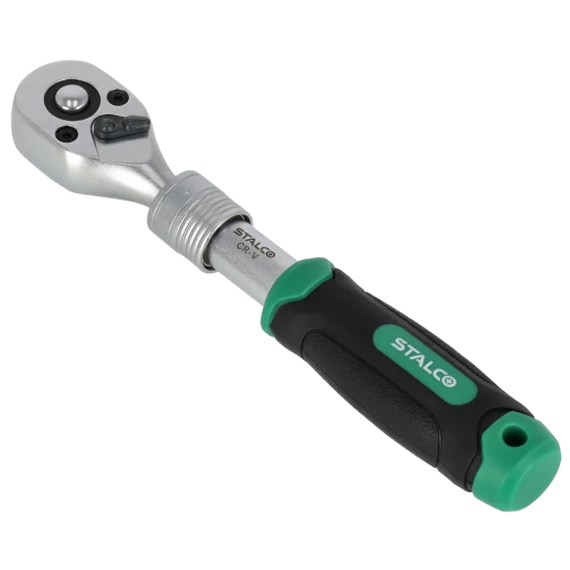 Stalco racsnis kulcs, teleszkópos, 1/4&quot;, 150-200mm
