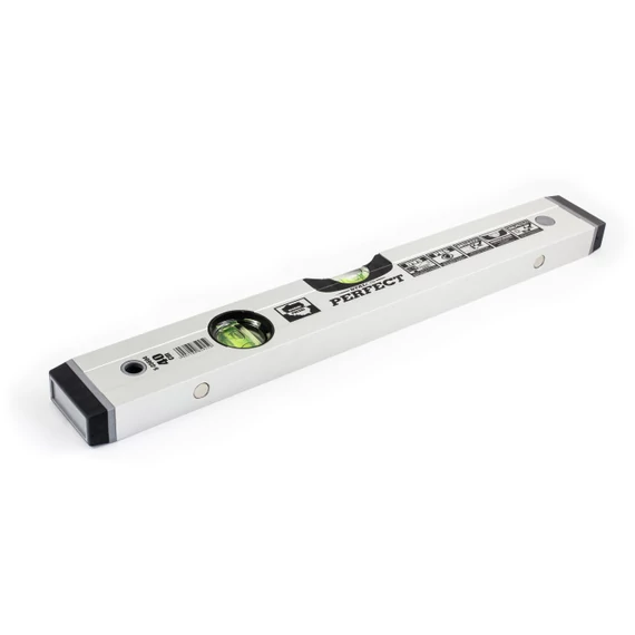 Stalco Perfect alumínium vízmérték, eloxált, mágneses, 40cm