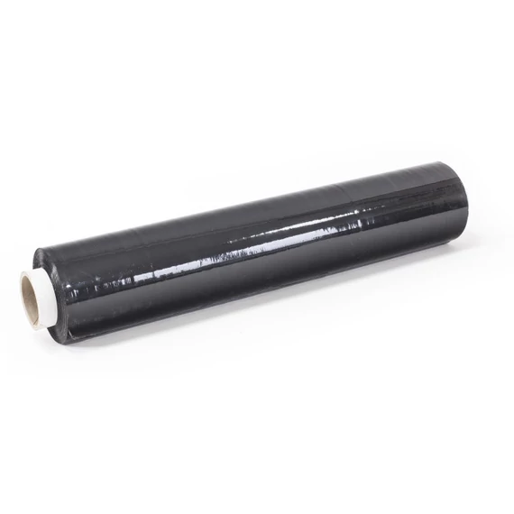 Stalco csomagoló fólia, stretch, fekete, 50cm, 2.3-2.5kg
