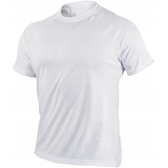 Stalco Bono környakas pamut póló, fehér, 3XL