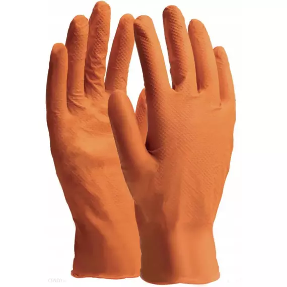 Stalco Perfect Nitrax Grip Orange nitril bevonatú szerelőkesztyű, 25db, 8