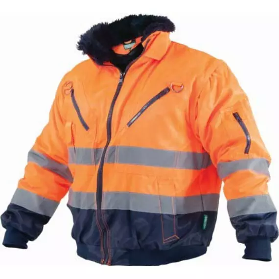 Stalco Premium multifunkcionális 3in1 láthatósági pilota dzseki, narancssárga, XL