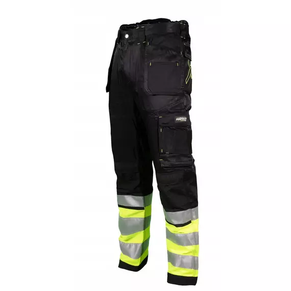 Stalco Perect Powermax Dura Twill X derekas munkavédelmi nadrág, fekete, XL