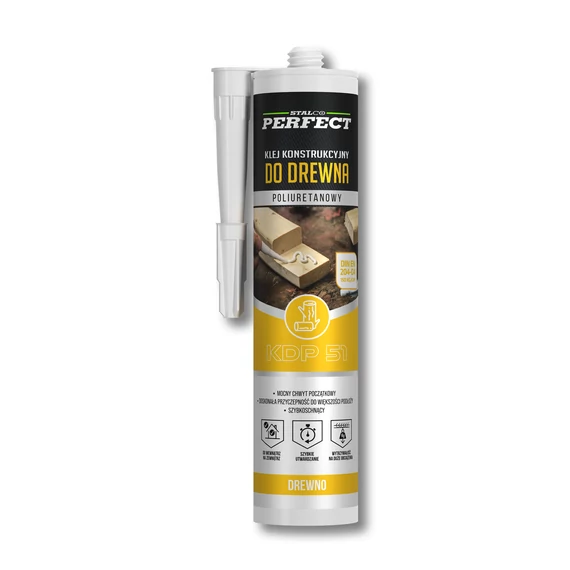 Stalco Perfect KDP 51 építőipari ragasztó fához, 280ml 