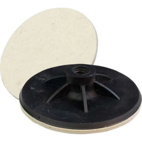 Stalco gumitányér filc bevonattal, 5x125mm