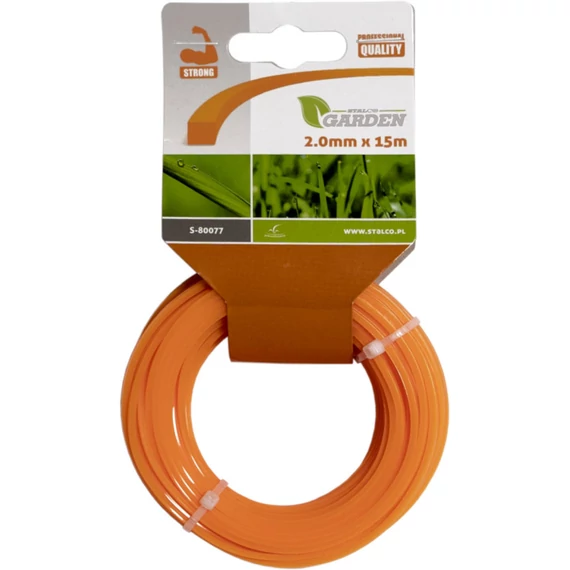 Stalco Garden fünyiró damil, szögletes, 2.0mmx15m