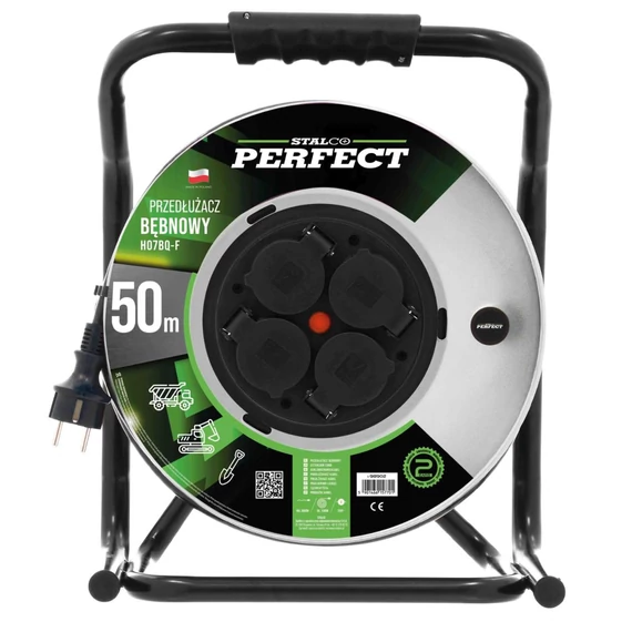 Stalco Perfect hosszabbító kábeldob, 3.68kW, 16A, 40m