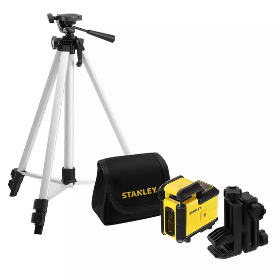 Stanley FatMax SLL360 keresztsugaras lézer, vörös + tripod