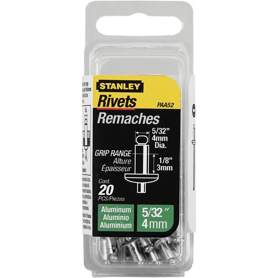 Stanley FatMax popszegecs 4x3mm, 20db