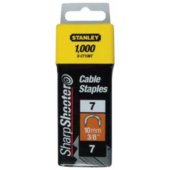 Stanley 1-CT106T Tűzőkapocs “C” kábelhez 10mm 3/8" 