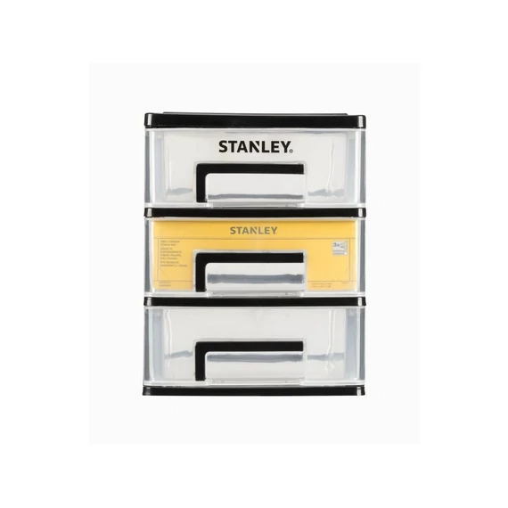 Stanley 3-fiókos rendszerező, 34x32x24.5cm
