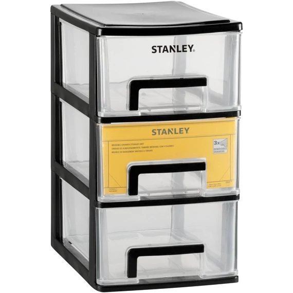 Stanley 3-Fiókos tároló, kicsi, 21.5x15x19cm