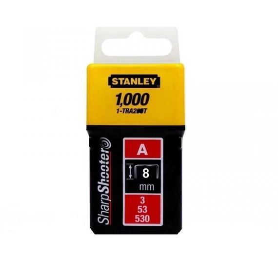 Stanley 8mm-es "A" kapocs 1000db