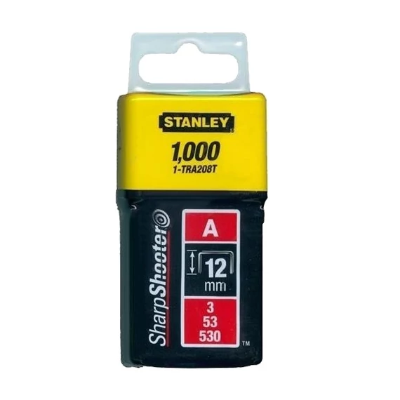 Stanley 12mm-es "A" kapocs 1000db