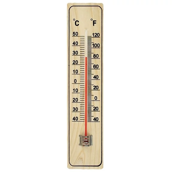 Strend Pro Woody hőmérő, 220x49mm