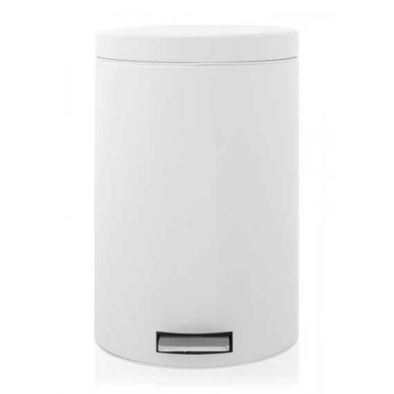 Classic pedálos szemetes kuka, fehér, 20 l