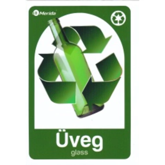 Üveg piktogram matrica