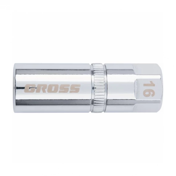 Gross gyújtógyertya foglalat, mágneses, 12 oldalú, 1/2&quot;, 14mm