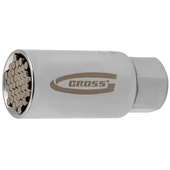Gross multifunkciós dugókulcs, CrV, 6-21mm, 3/8&quot;