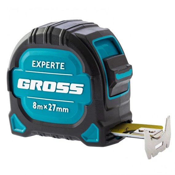 Gross Experte mérőszalag, mágneses, kétoldalas, 27mmx8m
