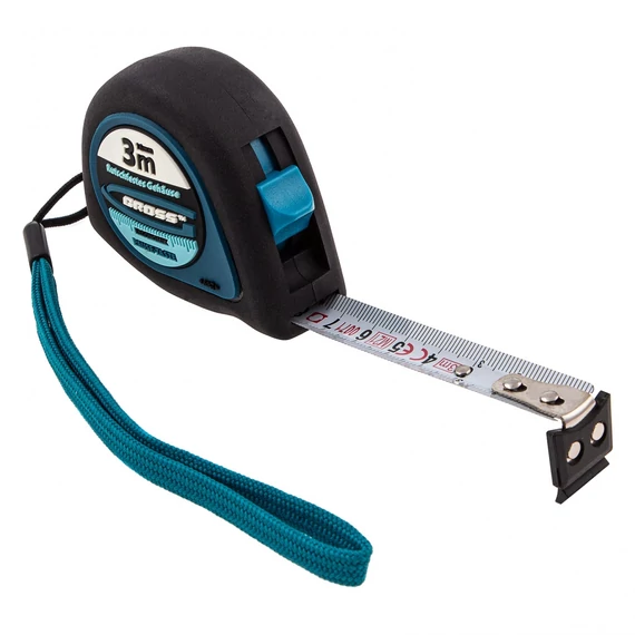 Gross méroszalag, mágneses, gumis akasztóvég, 16mmx3m