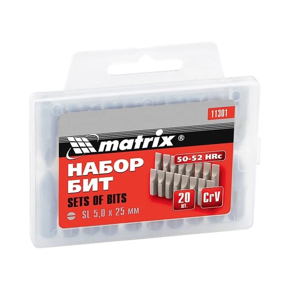 MTX bit készlet dobozban, 45X, PH1x25mm, 20 darabos