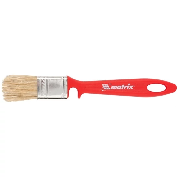 MTX Enamels laposfejű mázoló ecset, műanyag nyél, 25x10mm