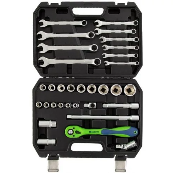 MTX szerszámkészlet műanyag tokban, CrV, 1/2&quot;, 32db