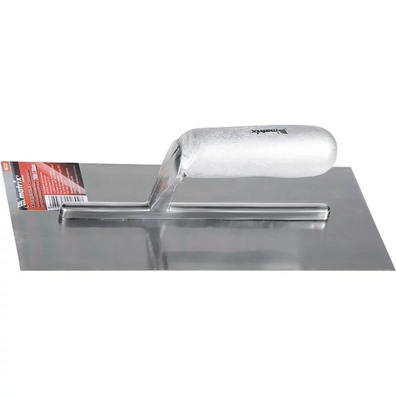 MTX glett simító, acél, tükör csiszolt, 280x130mm