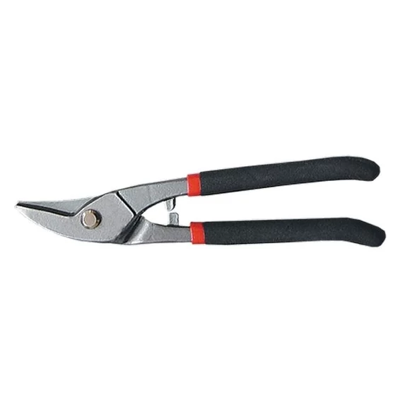 MTX lemezvágó olló, éles vágás, mártott markolat, 250mm