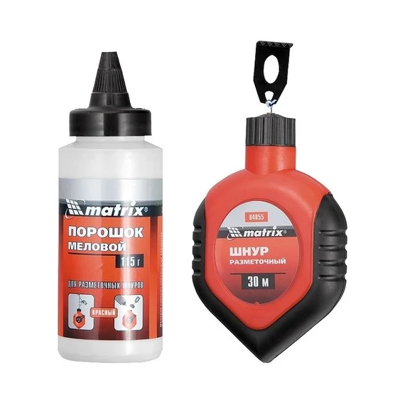 MTX kicsapó zsinór dobozban + piros festék