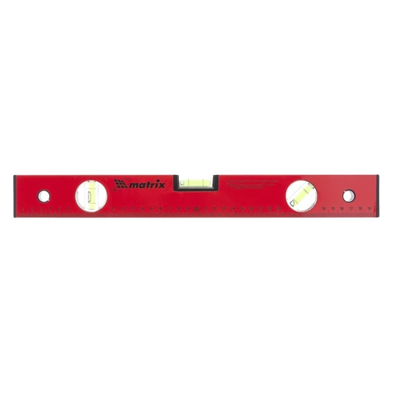 MTX vízmérték, alumínium, 3 libella, piros, 400mm