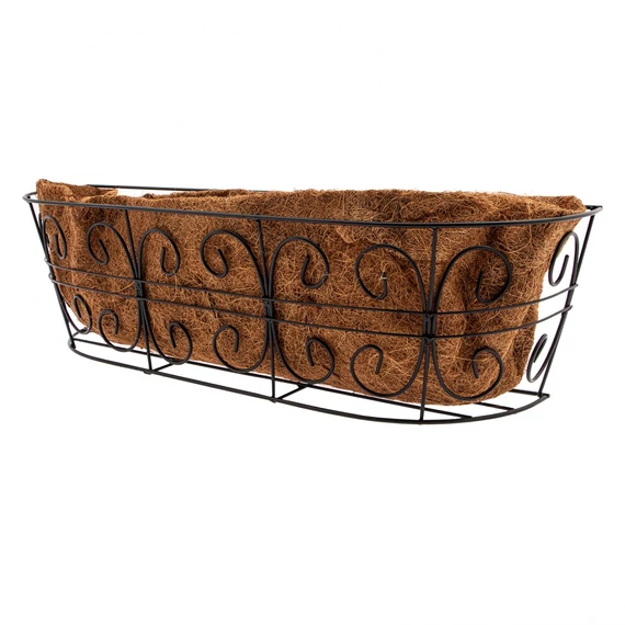 Palisad balkonláda kókuszbetéttel, 74x20cm