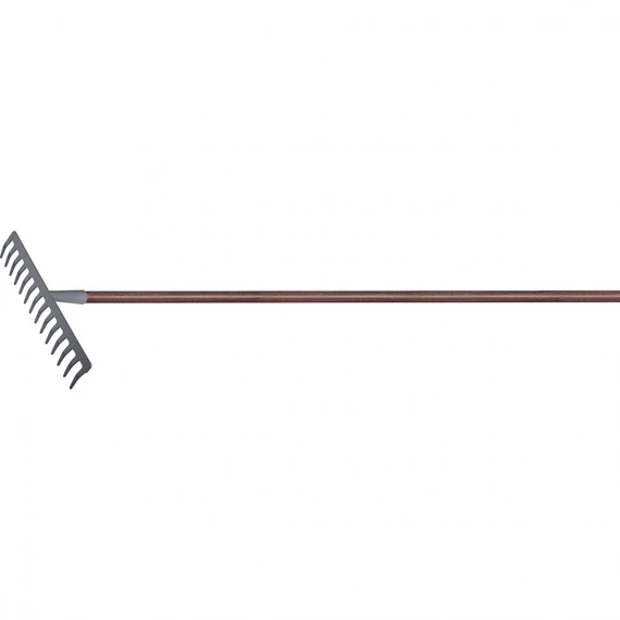 Palisad Luxe gereblye, lakkozott fa nyél, 14 fog, 360x1250mm