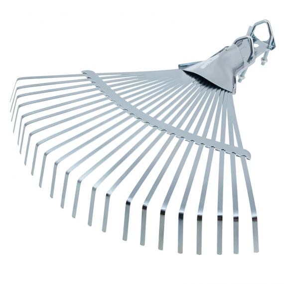 Palisad ventilátor gereblye, nyél nélkül, acél, állítható, 22 ág