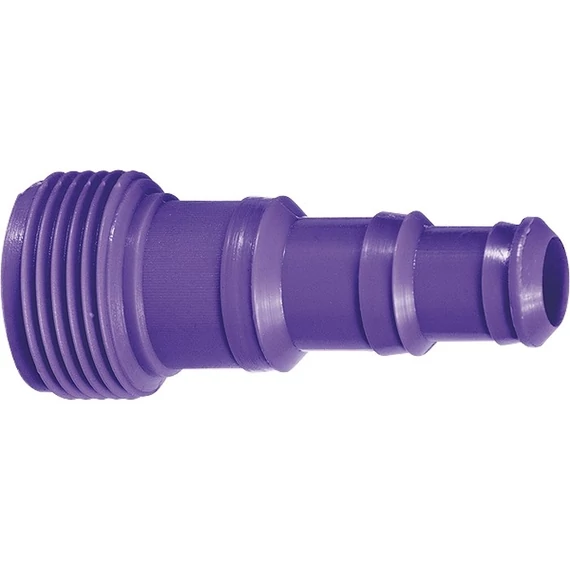 Palisad tömlővég csatlakozás, műanyag, külső menet, 3/4&quot;
