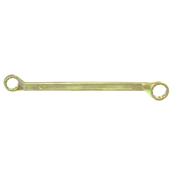Sibrtech csillagkulcs, sárga cink, 22x24mm
