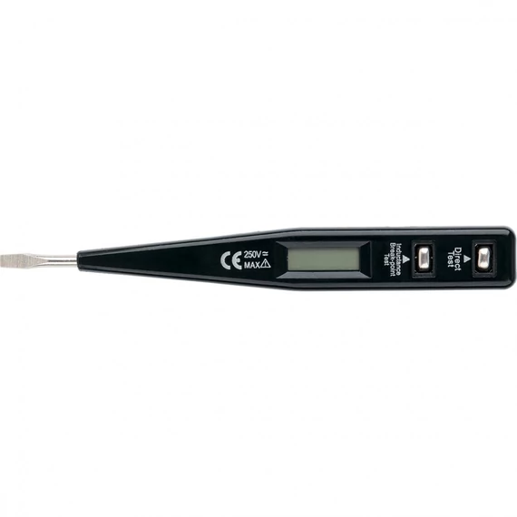 Sparta feszültségvizsgáló, LCD kijelző, 12-220V