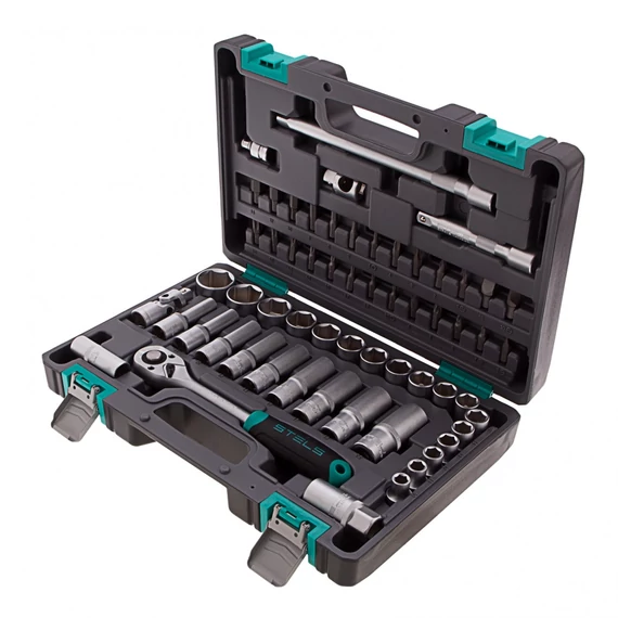 Stels szerszámkészlet, 1/2&quot;, CrV, 60 db-os