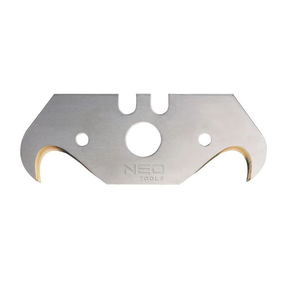 Neo Tools trapéz penge, kampós, 0.5mm, 5db