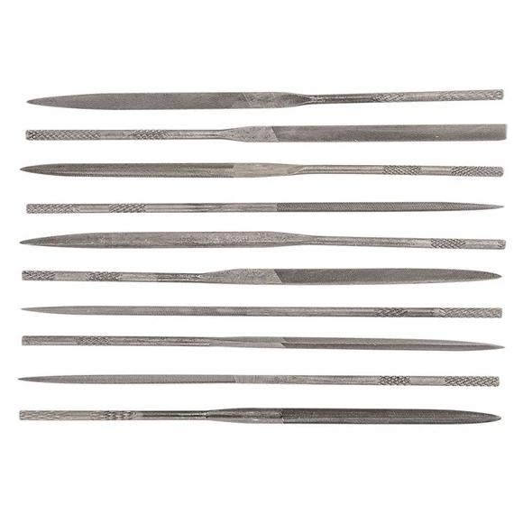 Topex tűreszelő készlet, 3x140mm, 10 részes