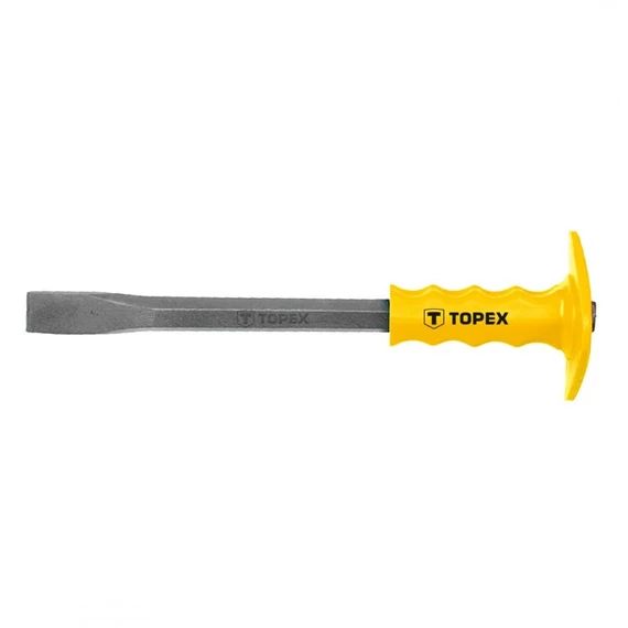 Topex falvéső kézvédővel, lapos, 400x19mm