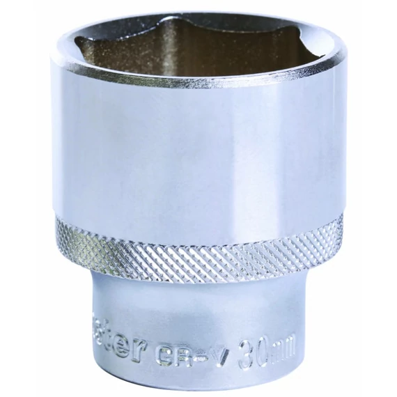 Topmaster Pro dugókulcs, Hex, CrV, 1/2&quot;, 30mm