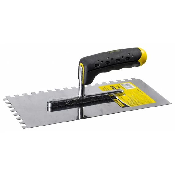 Topmaster Pro simítókanál műanyag nyéllel, fogazott, 28x13cm, 8x8mm